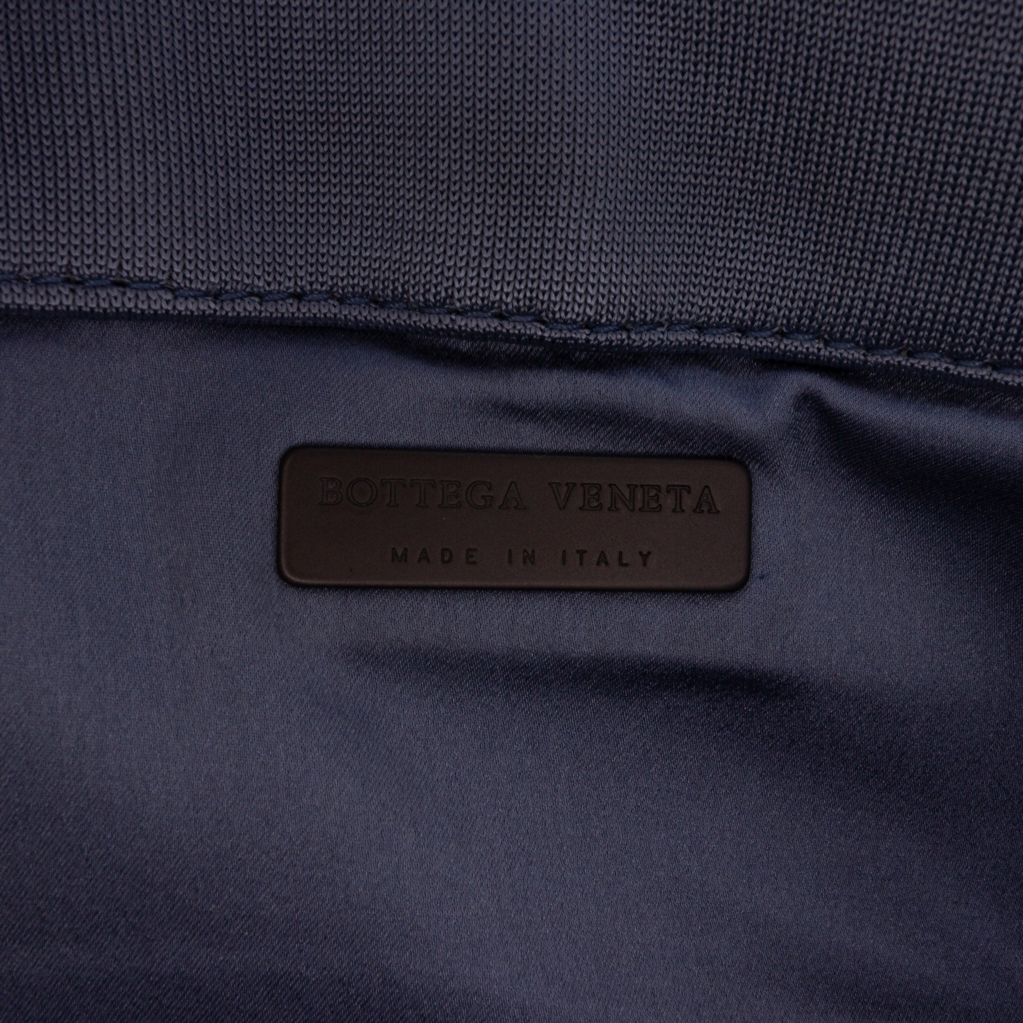 Bottega Veneta | Pre-Owned Canvas Intrecciato Buckle Flap Handbag | Blue/Denim