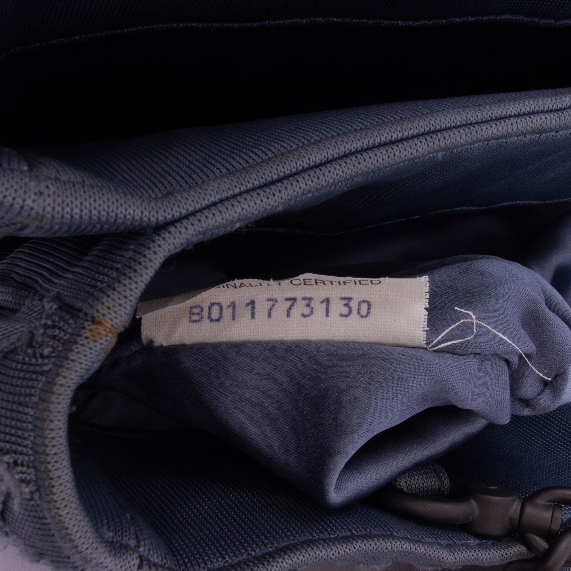 Bottega Veneta | Pre-Owned Canvas Intrecciato Buckle Flap Handbag | Blue/Denim