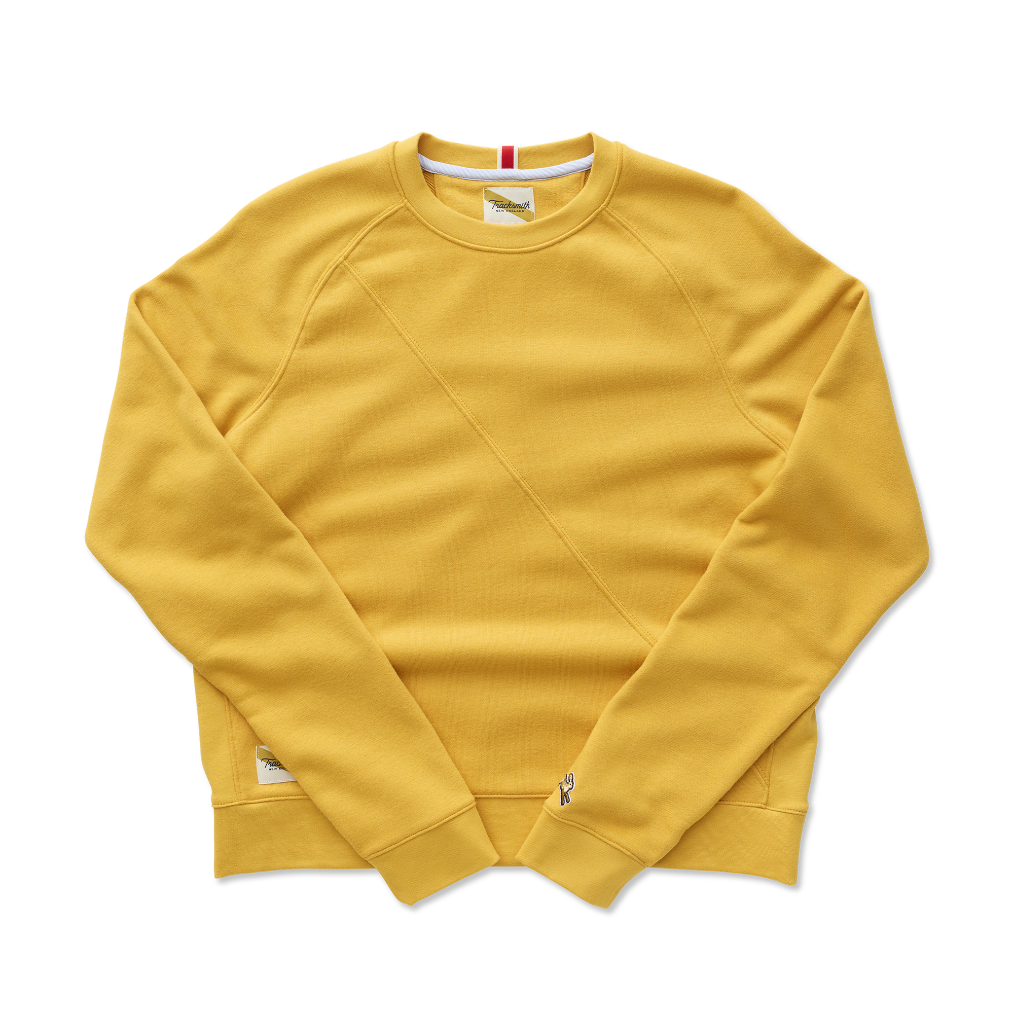 Womens | Trackhouse Midweight Crew | Honey Gold