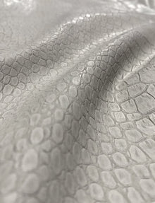 Faux Leather Animal 7/8 Trouser::Bone Croc::Details