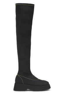 Flatform Over the Knee Boots | Black