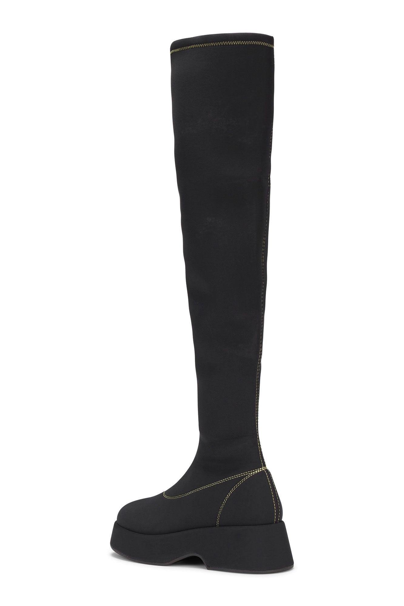 Flatform Over the Knee Boots | Black