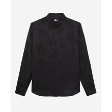 Floral Jacquard Shirt | Men | Black