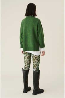 Floral Mesh Leggings | Kelly Green