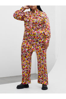 Floral Silk Stretch Trousers | Mole