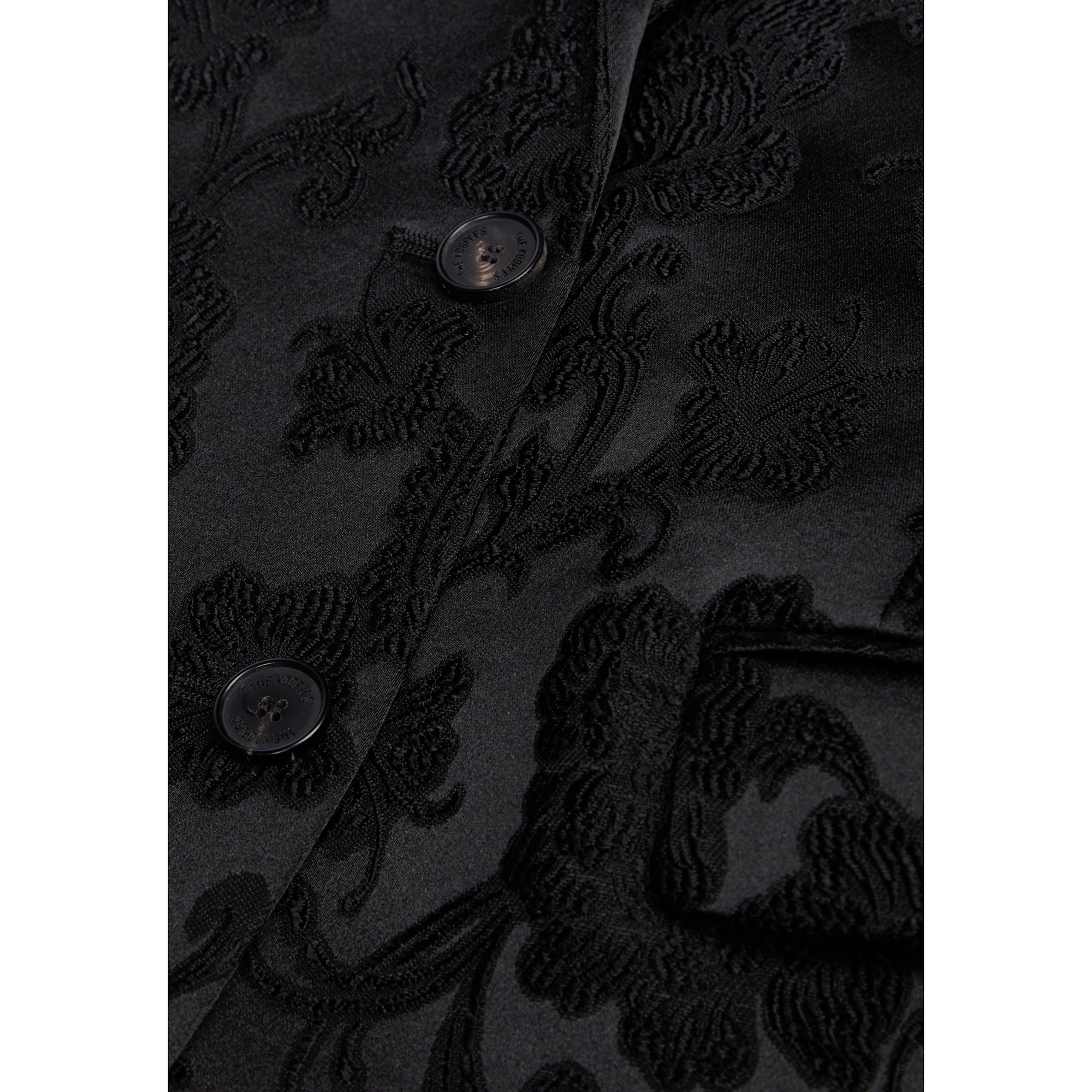 Floral Suit Jacket | Women | Black