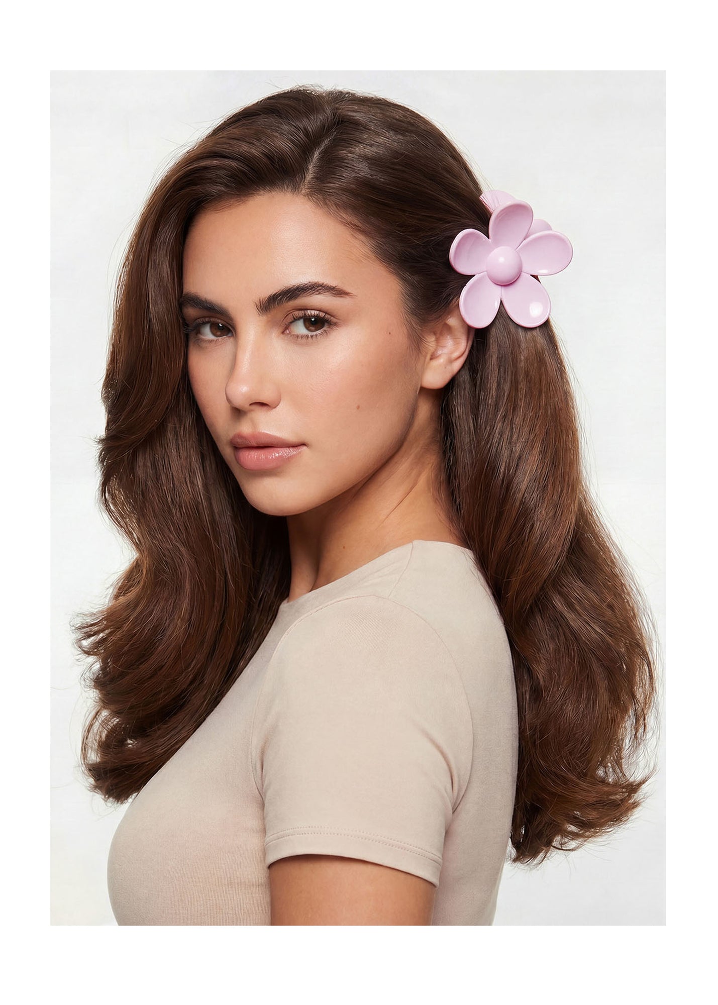 Flower-Shaped Hair Clip | Ballet Pink