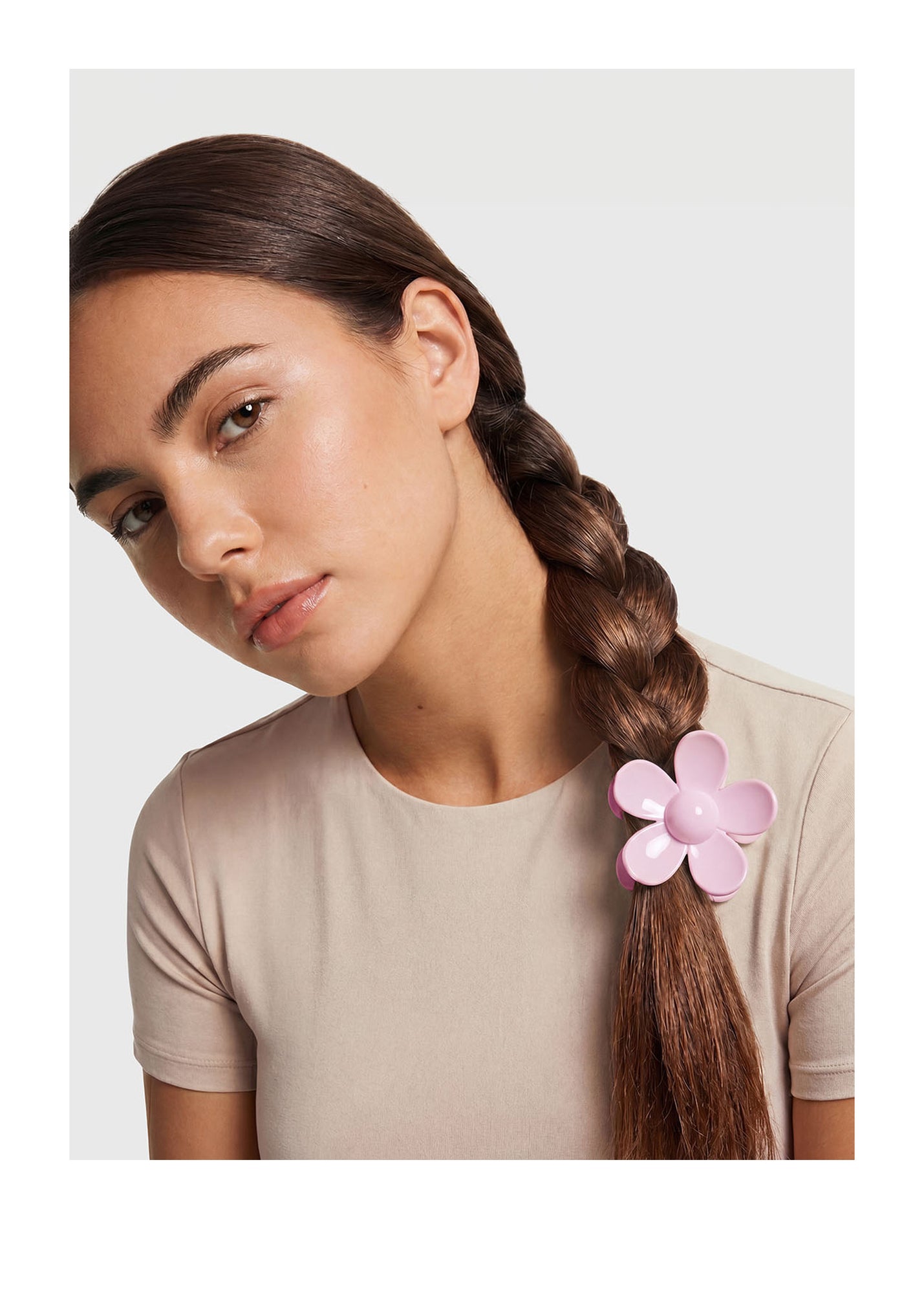 Flower-Shaped Hair Clip | Ballet Pink