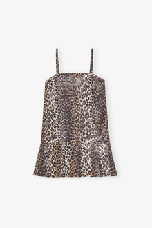 Foil Dress | Leopard