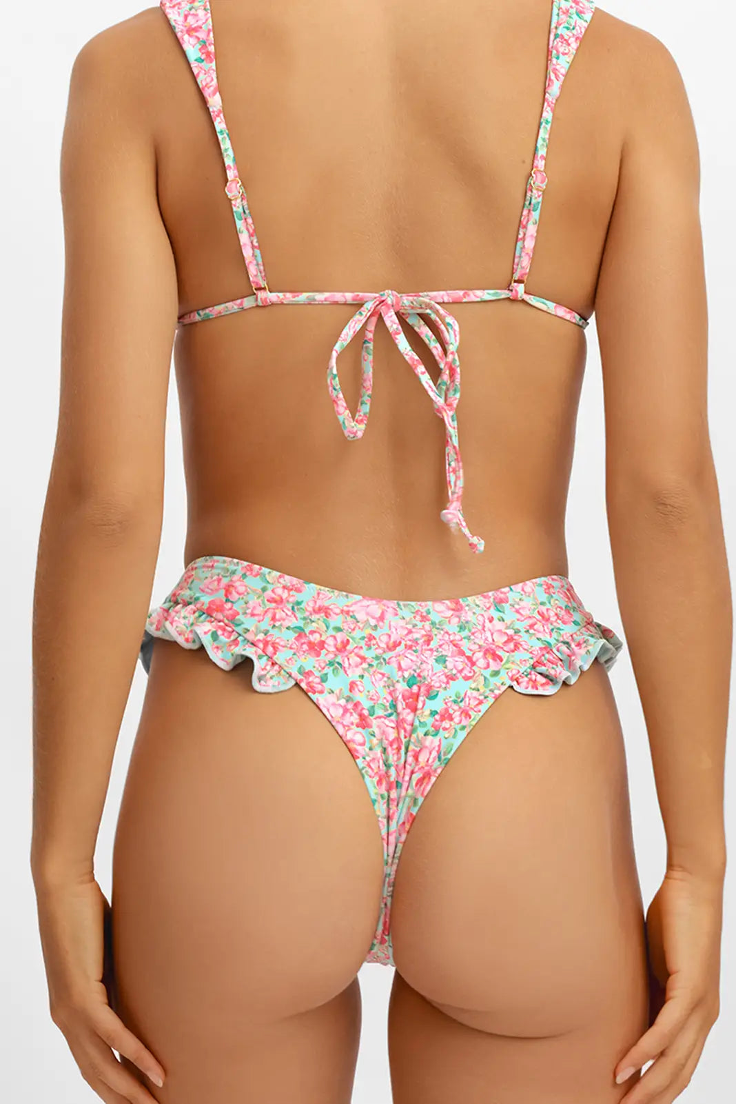 Women | Candice Ruffled Cheeky Bottoms | Fresh Blooms