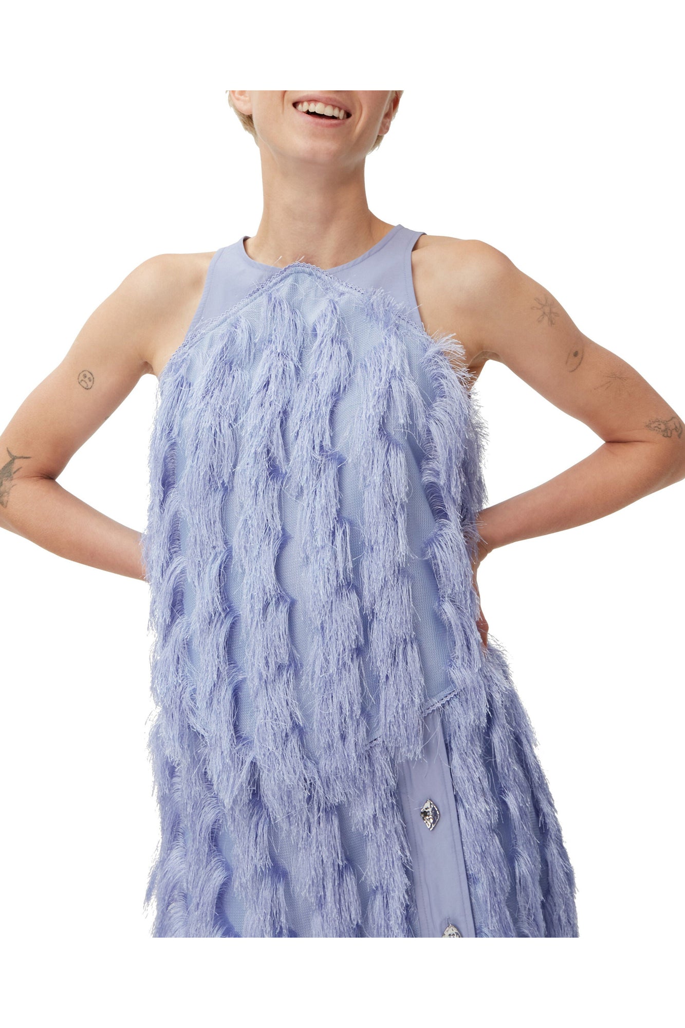 Fringe Top | Persian Violet