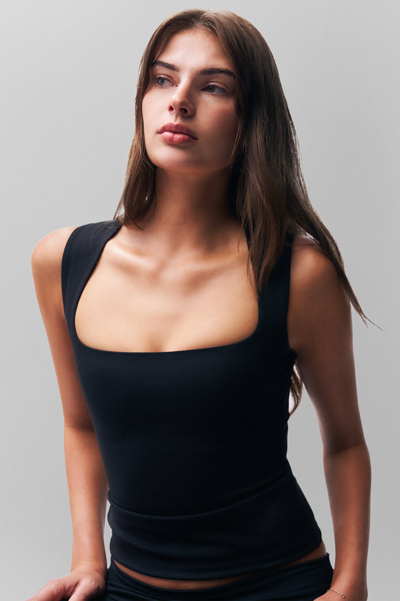Womens | Full Length Celestial Top | Black