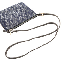 Fendi | Pre-Owned Zucchino Denim Crossbody | Blue/Dark Blue