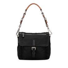 Prada | Pre-Owned Tessuto Shoulder Bag | Black