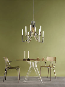 Khan Metal Chandelier | Single | Champagne