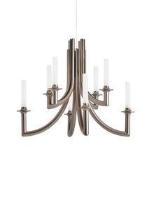 Khan Metal Chandelier | Single | Matte Bronze