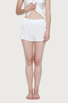 The Jean Short By GINIA In Cream