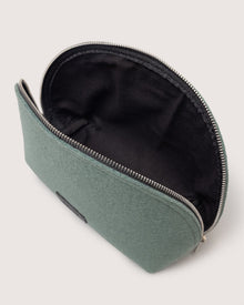Pochi Merino Wool Large Pouch | Spruce