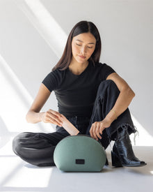 Pochi Merino Wool Large Pouch | Spruce