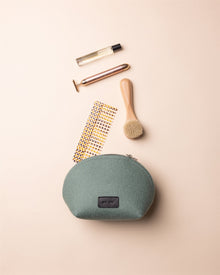 Pochi Merino Wool Medium Pouch | Spruce