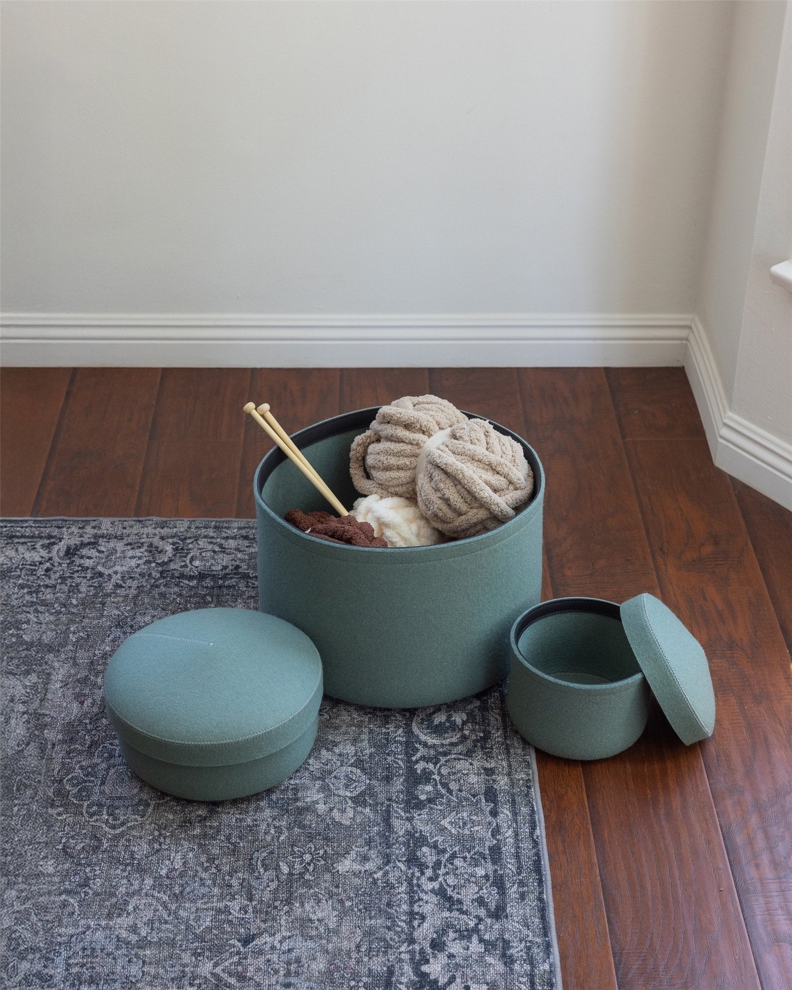 Merino Wool Large Bin | Spruce