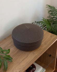 Merino Wool Medium Bin w/ Lid | Tobacco
