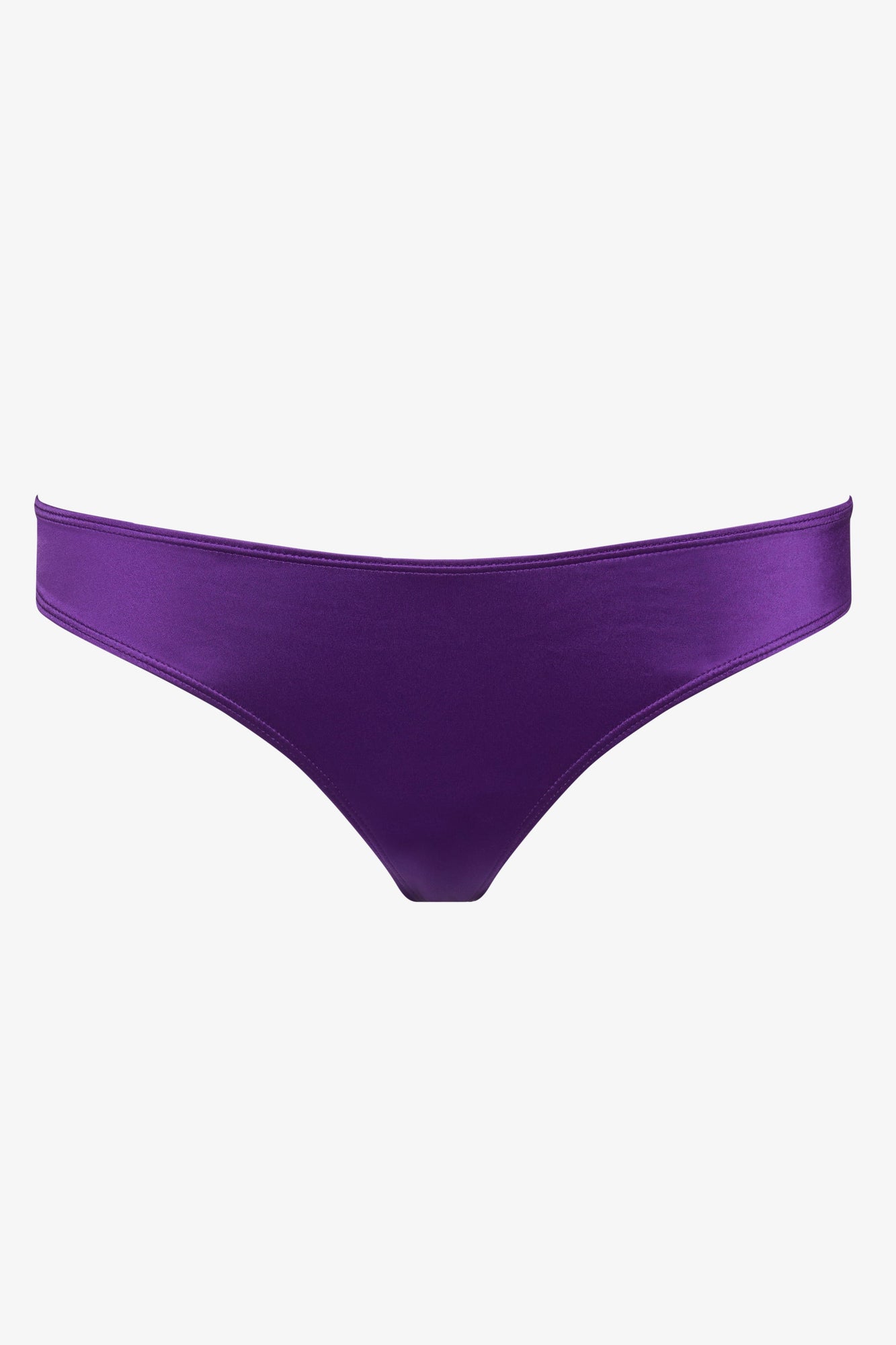 High-Cut Tanga Bikini Bottom - Glow | Purple