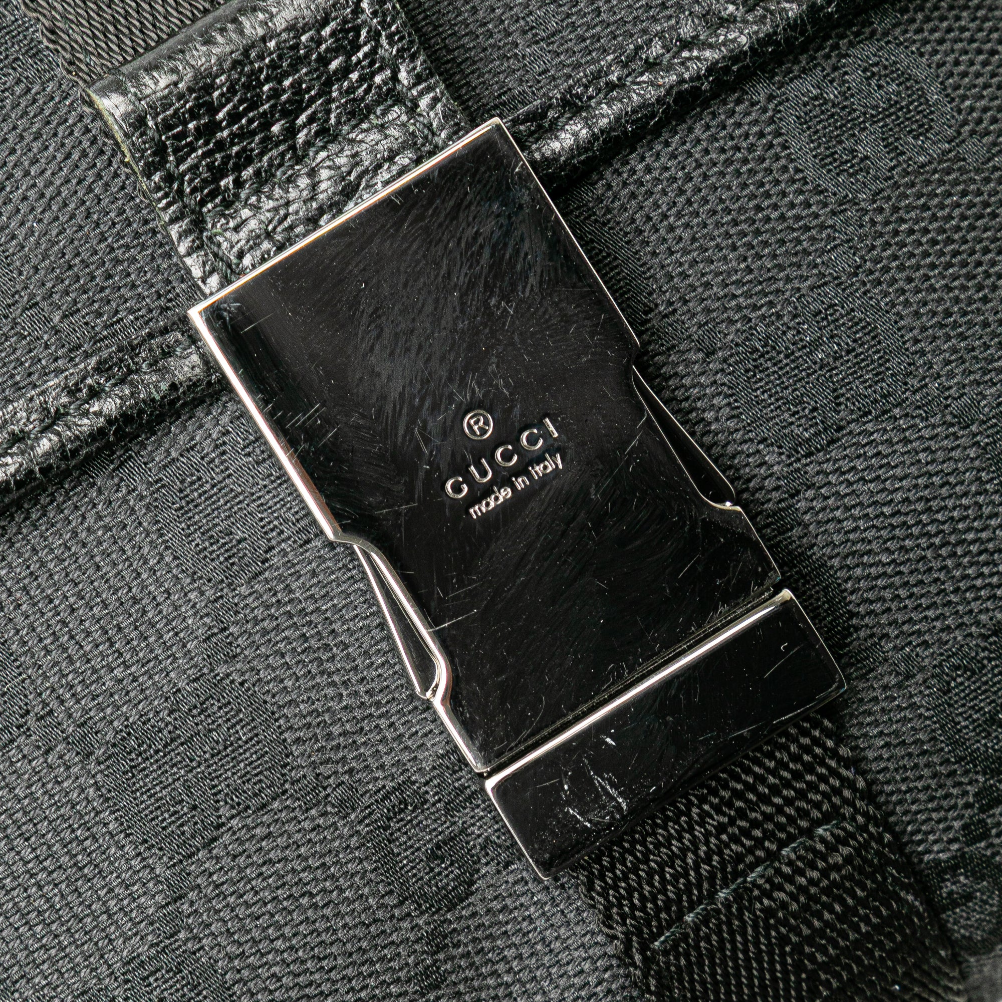 Gucci | Pre-Owned GG Canvas Belt Bag | Black