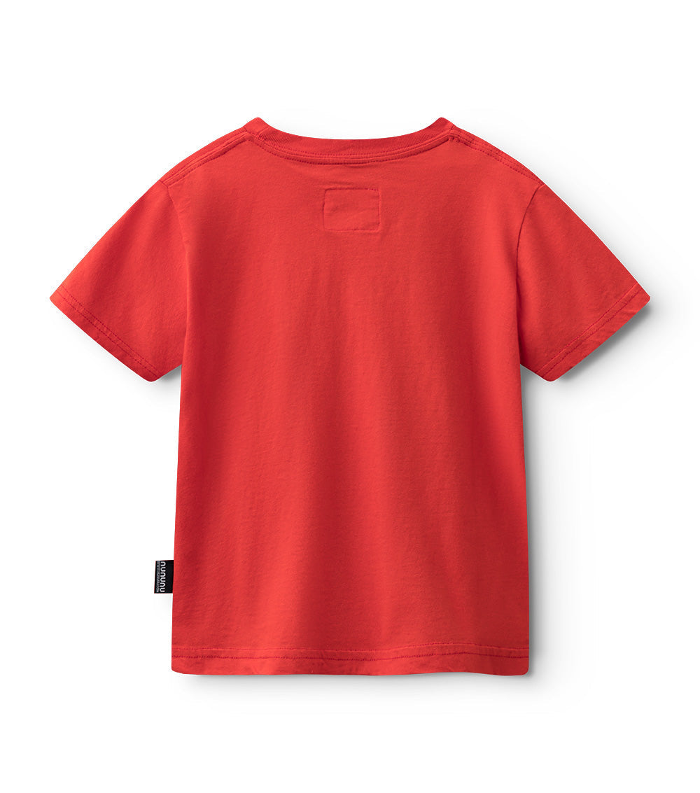 Kid | Masking Tape Skull T-Shirt | Red
