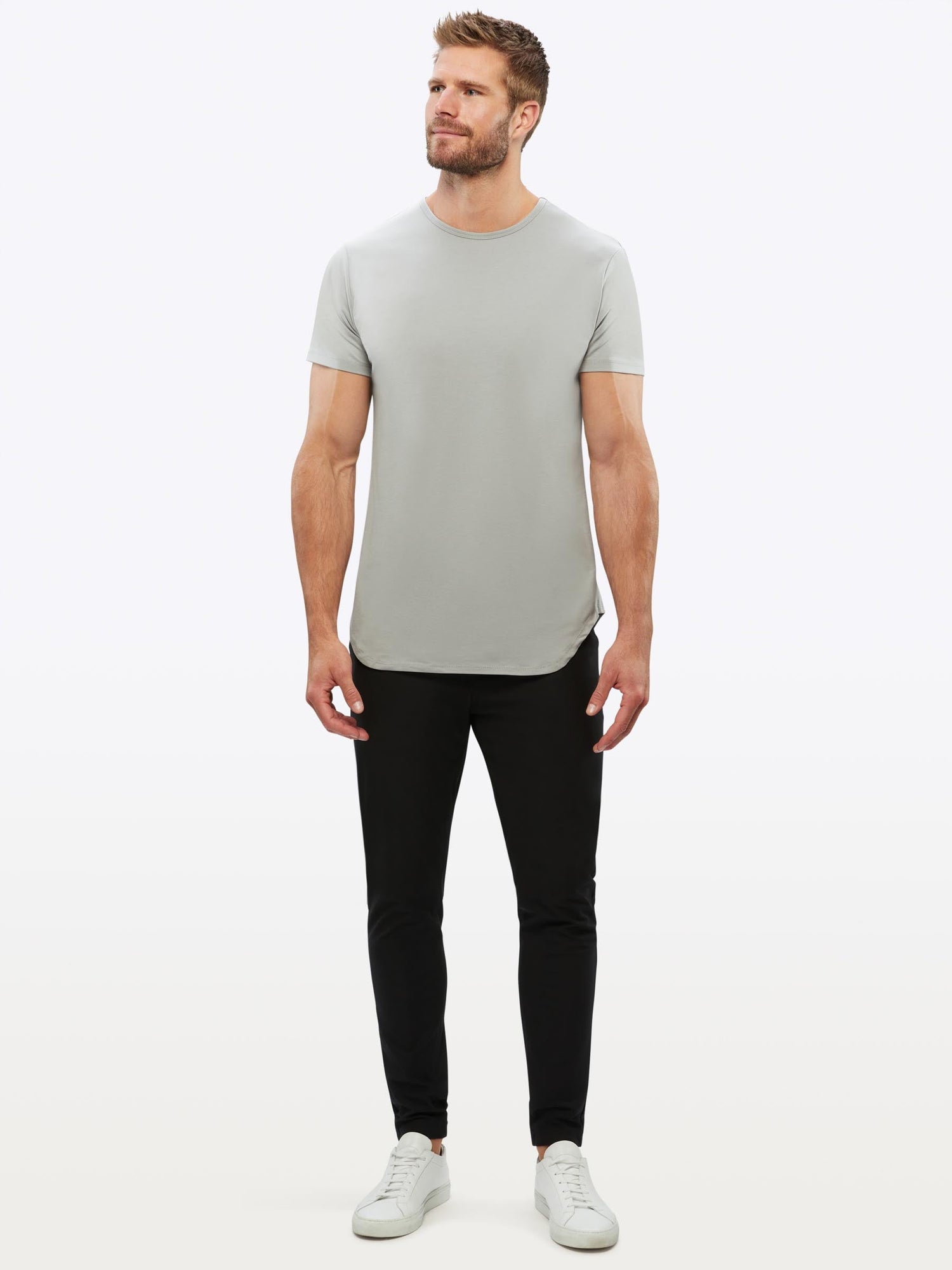 Mens | AO Elongated Tee | Signature-Fit PYCA Pro | Granite