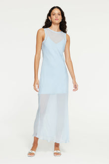 The Marli Dress By GINIA In Cornflower Blue