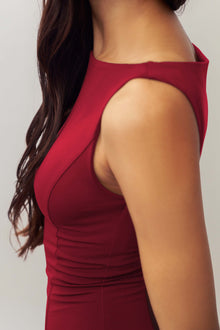 Womens | Daye Mini Dress | Bordeaux