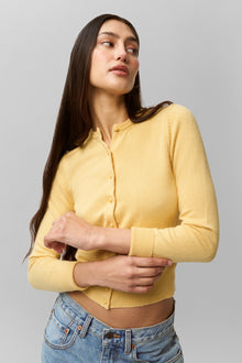Womens | Emelie Wool Cardigan | Honey Butter