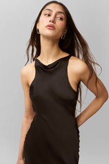 Womens | Lina Midi Dress | Black