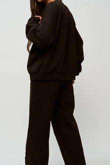 Womens | Guizio Fleece Crewneck | Black