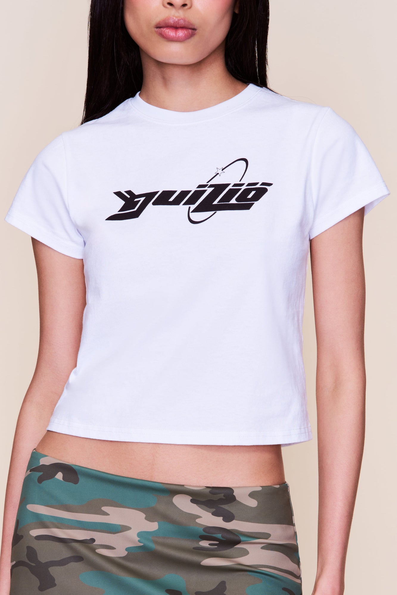 Womens | Shrunken Tee Guizio Orbit | White