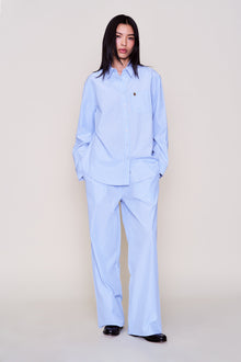 Womens | Oona Buttondown | Blue/White