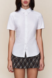 Womens | Classic Short Sleeve Oxford | White