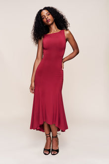 Womens | Daye Midi Dress | Bordeaux