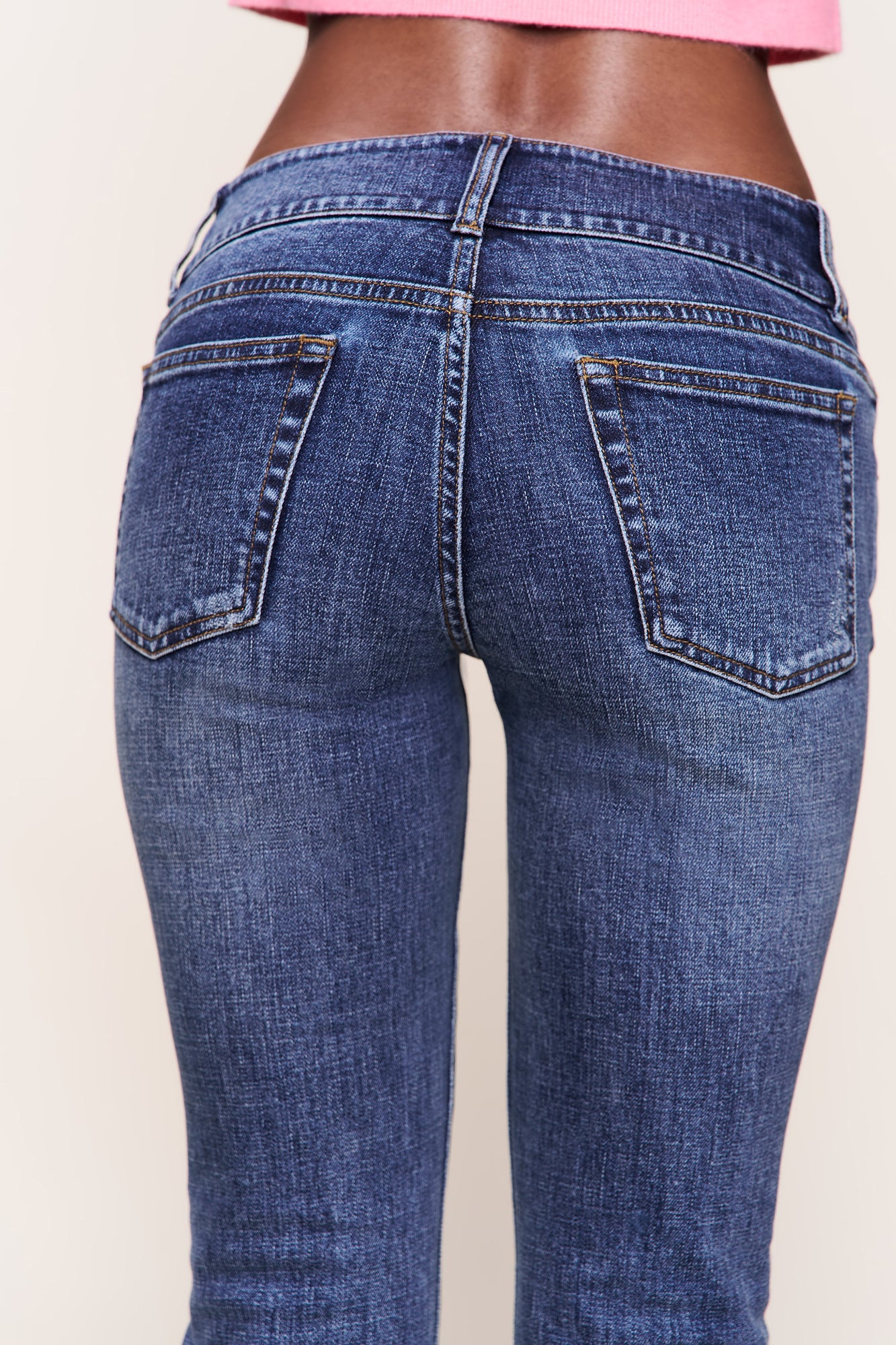 Womens | Malia Low Rise Belted Flare Denim | Medium Wash