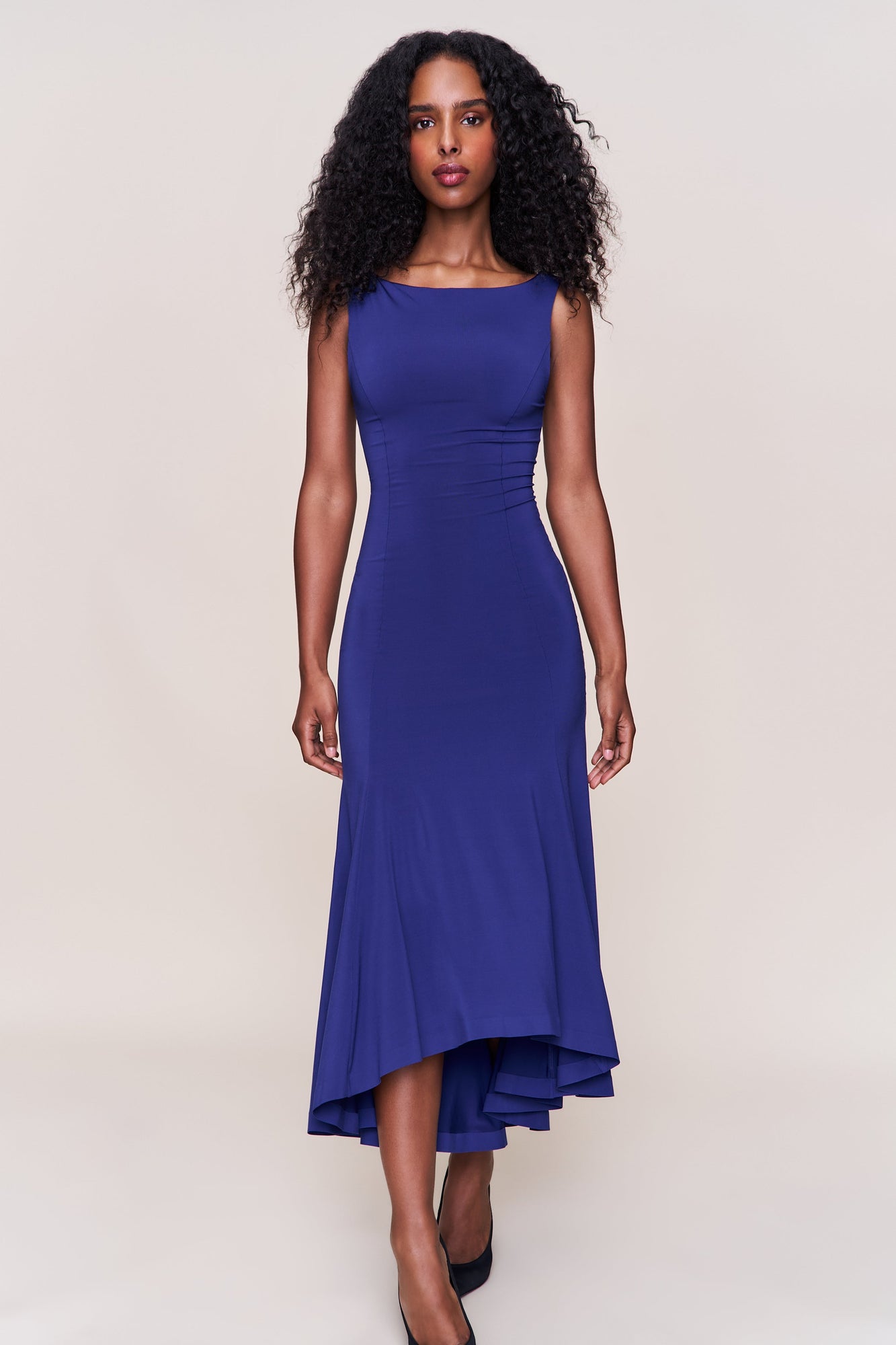 Womens | Daye Midi Dress | Navy