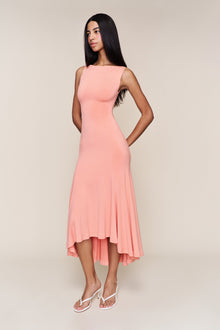 Womens | Daye Midi Dress | Light Coral