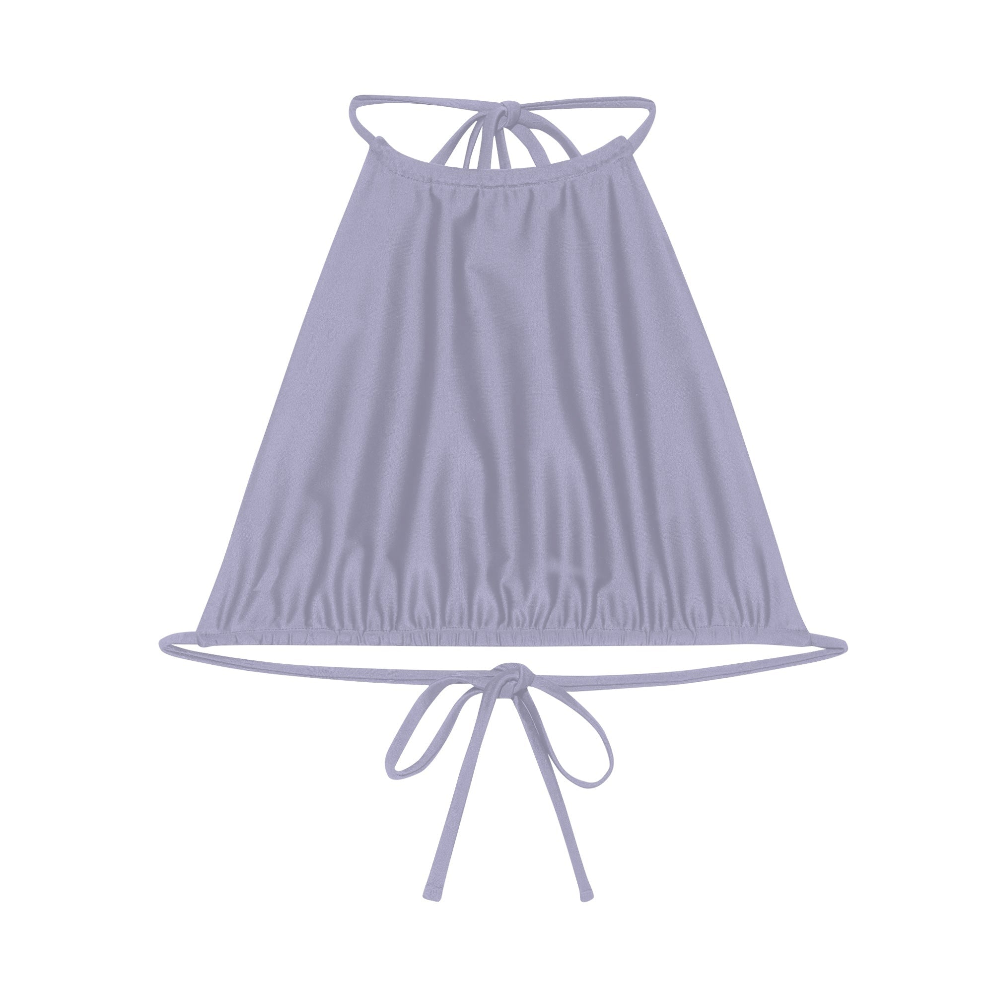 Gia Halterneck Top | Lilac Sheen