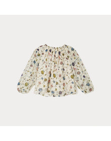 Girls | Brenda Blouse Flowers | 4Y-6Y | Ecru