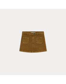 Girls | Denim Miniskirt | 12Y-14Y | Light Khaki