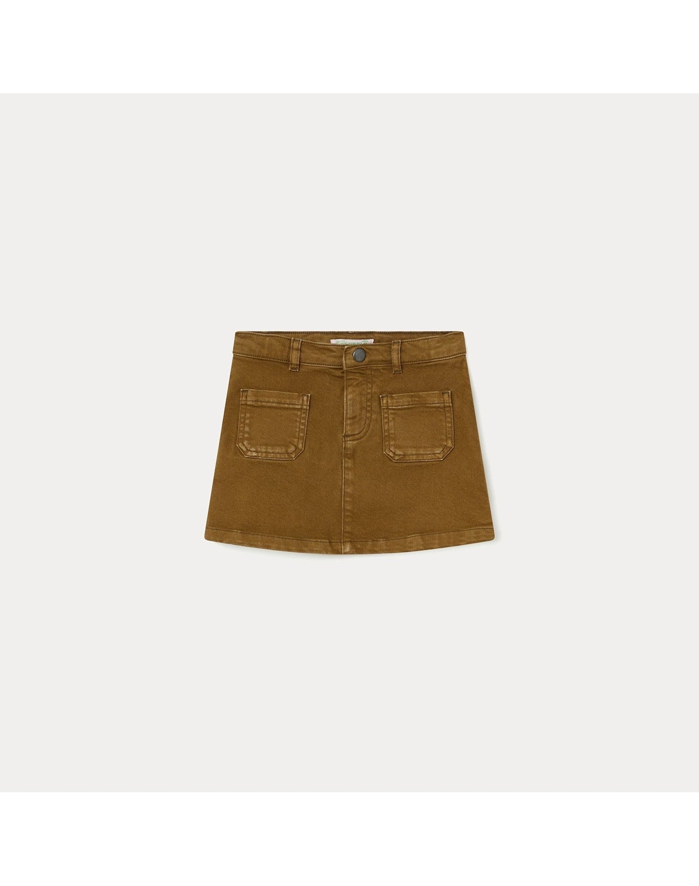 Girls | Denim Miniskirt | 6Y | Light Khaki
