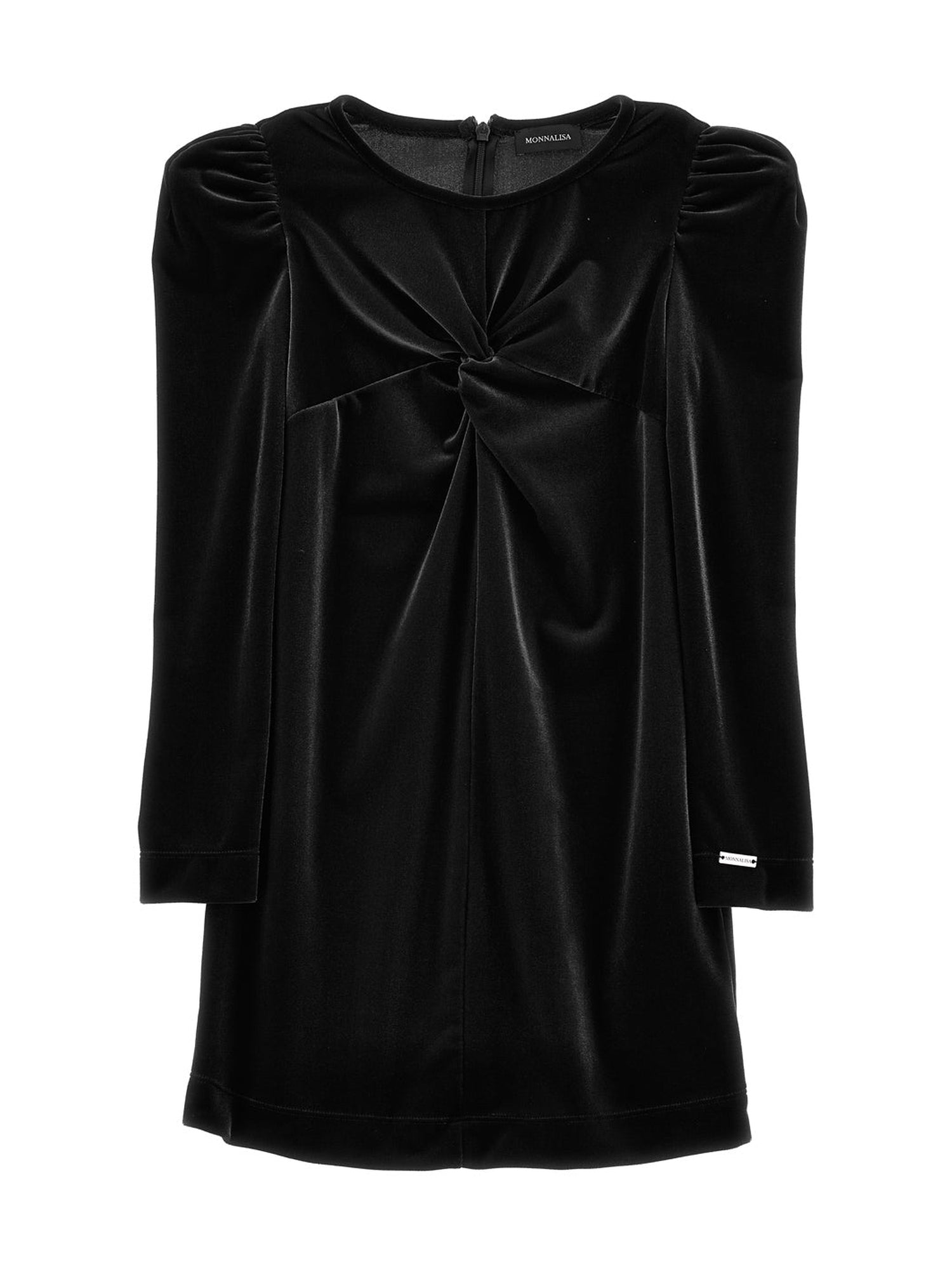 Girls | Empire-Line Chenille Dress | Black