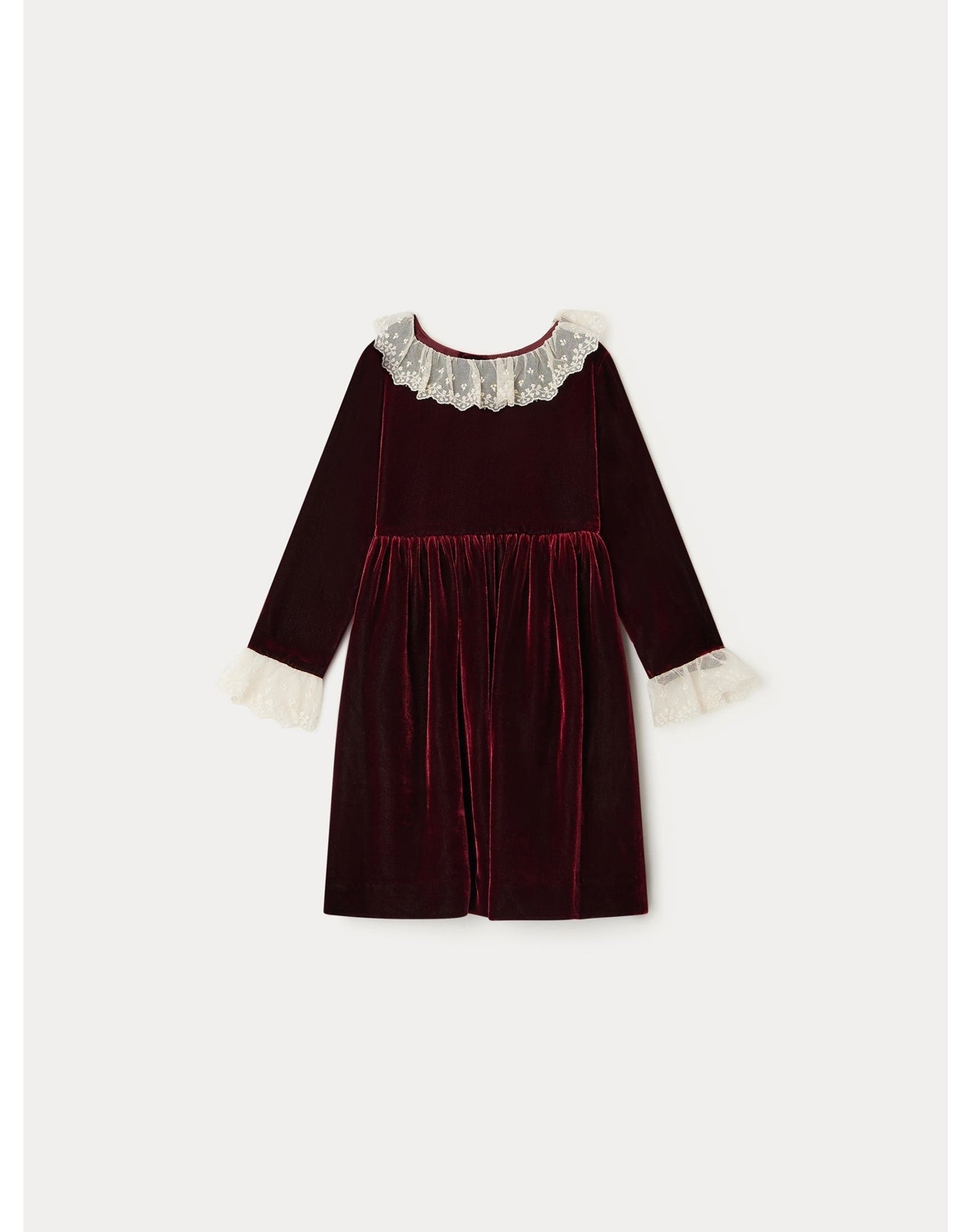 Girls | Flavie Dress | 10Y | Burgundy