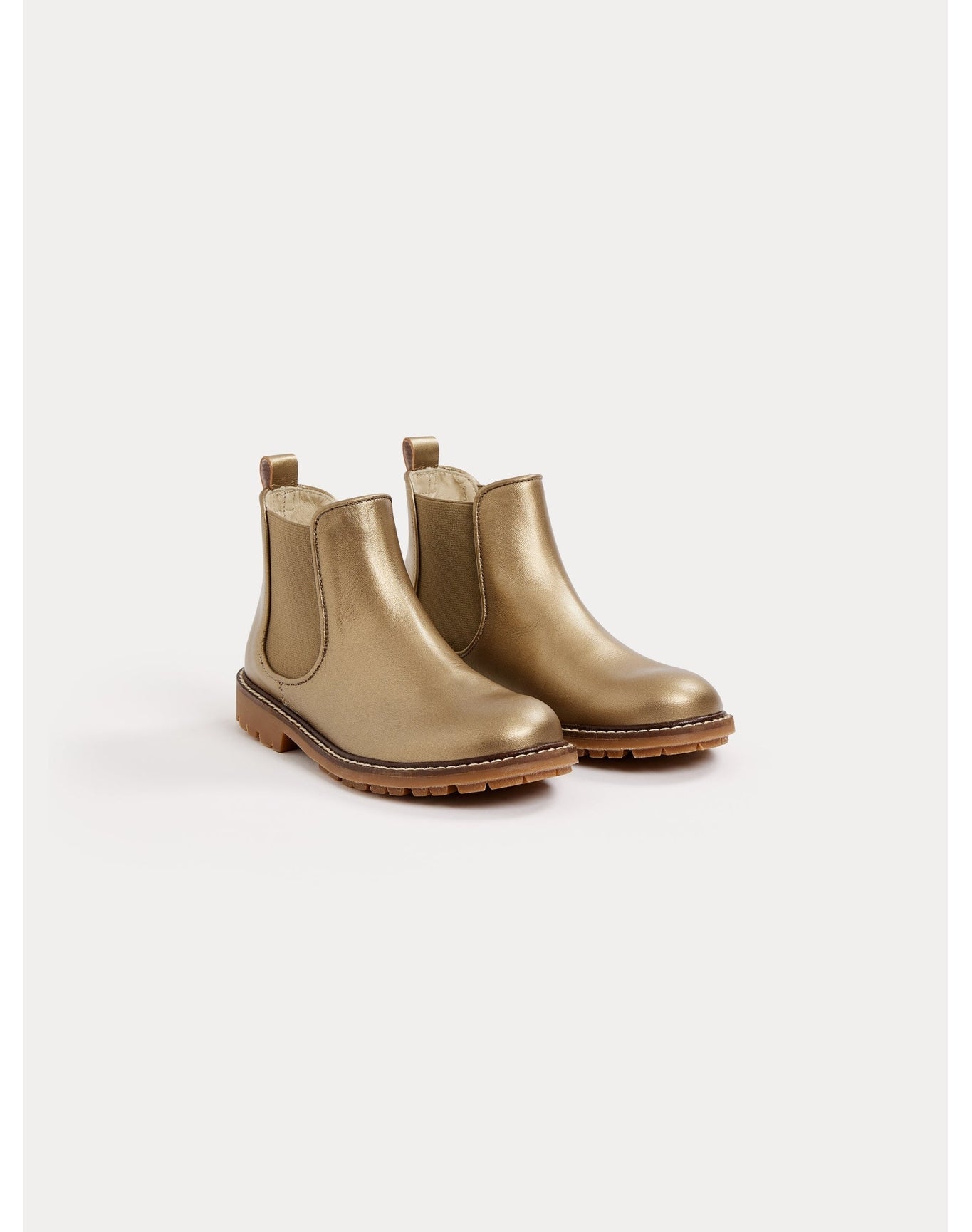 Girls | Mathis Elastic Ankle Boots | 31-33 | Bronze