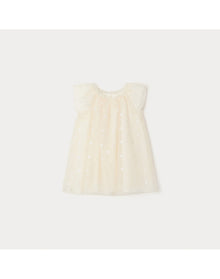 Girls | Nuage Dress | Pea Ecru